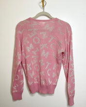 Load image into Gallery viewer, Vintage Light Pink V-Neck Sweater (S)
